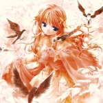 Hình anime nữ đẹp theo màu sắc: Ngầu, cute, lạnh lùng và dễ thương