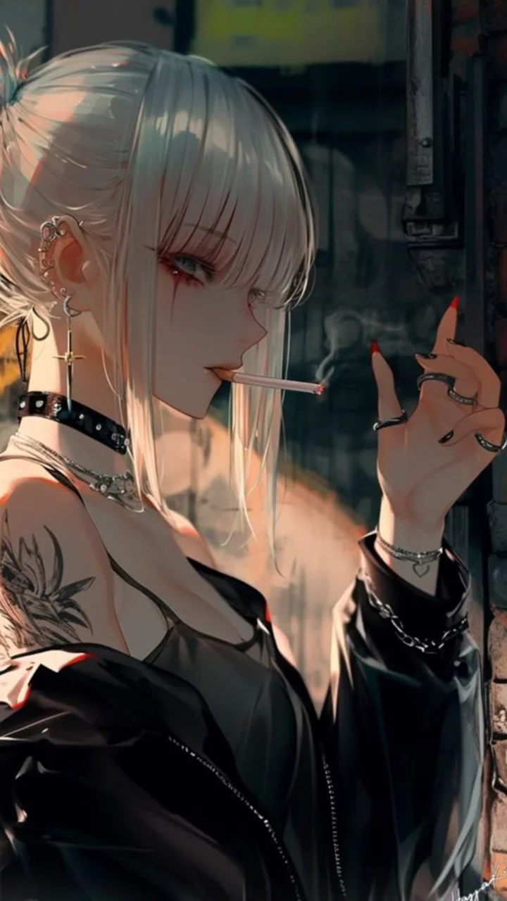 ảnh anime nữ lạnh lùng cute